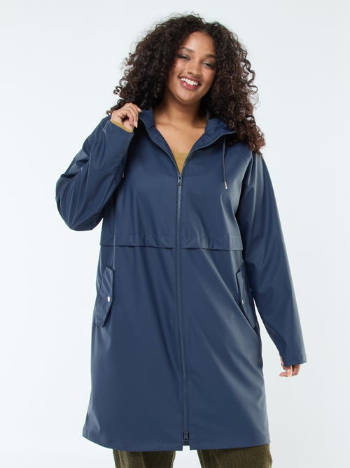 Lange, waterafstotende parka met reflecterende details - Kiabi