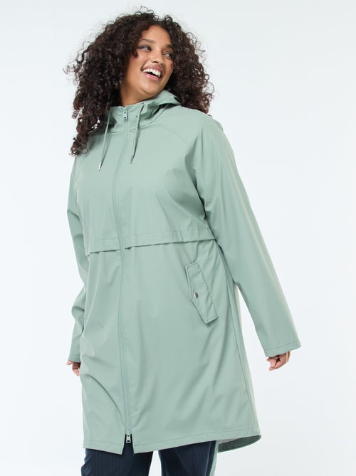 Lange, waterafstotende parka met reflecterende details - Kiabi