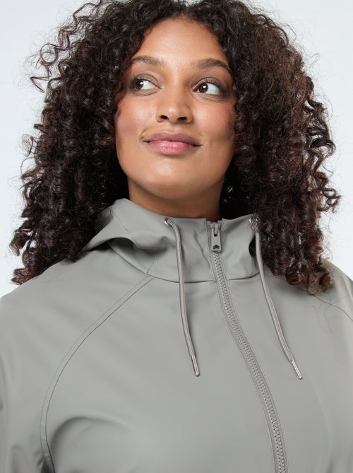 Lange, waterafstotende parka met reflecterende details - Kiabi