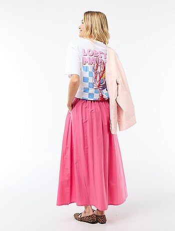 Lange, wijd uitlopende rok