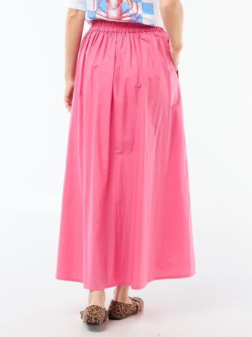 Lange, wijd uitlopende rok - Kiabi