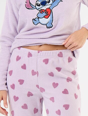 Lange 'Winnie' pyjama van Disney van fleece - 2-delig