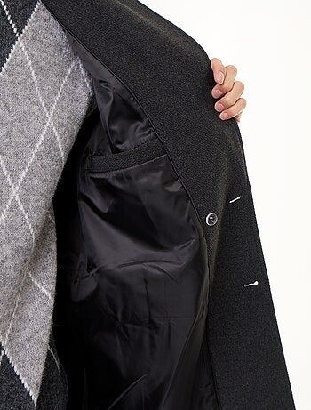 Lange wollook jas