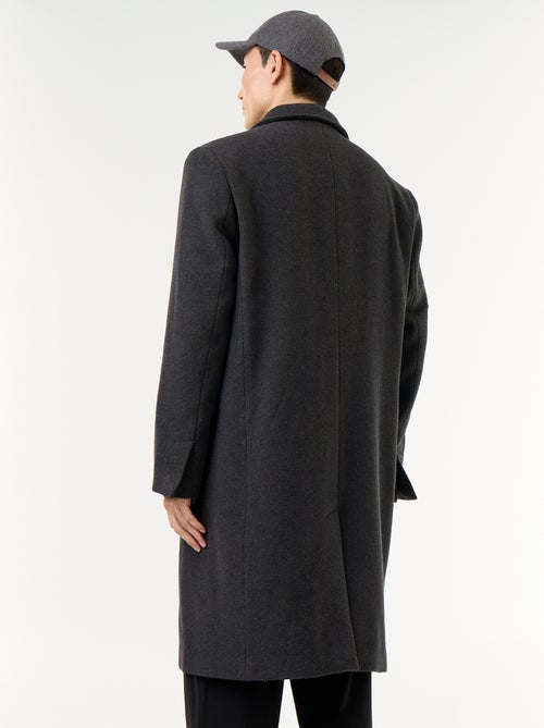 Lange wollook jas - Kiabi