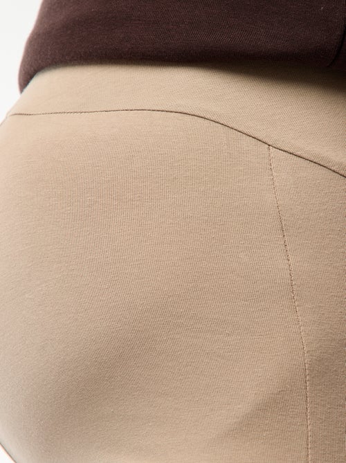 Lange zwangerschapslegging van effen jersey - Kiabi