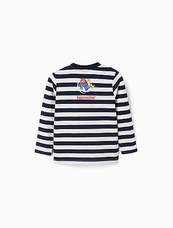 Langemouw gestreept t-shirt met paddington