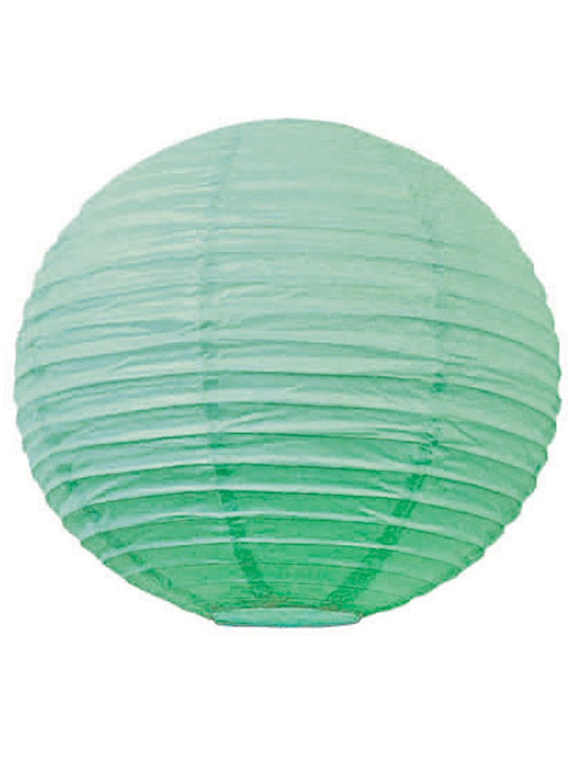 Lanterne chinoise en papier 15cm vert - Kiabi