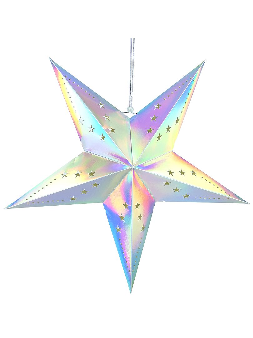 Lanterne étoile 60cm multicolore - Kiabi