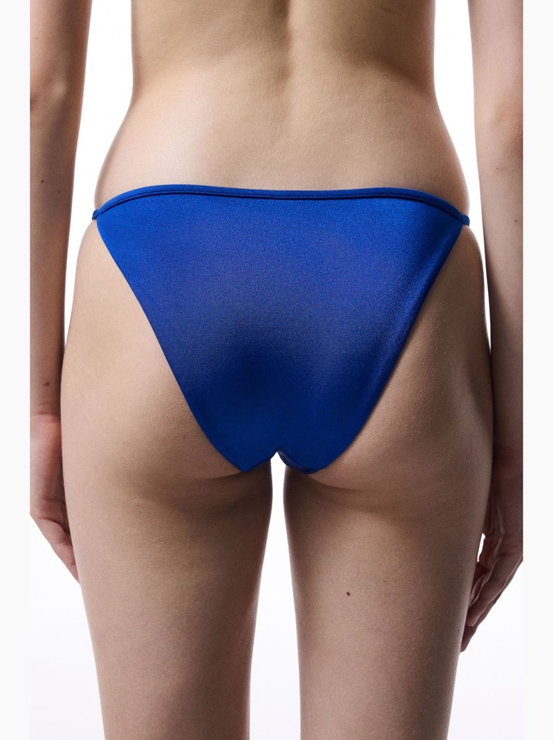 Lapis bikinibroekje met minimalistische snit penti Kobaltblauw - Kiabi