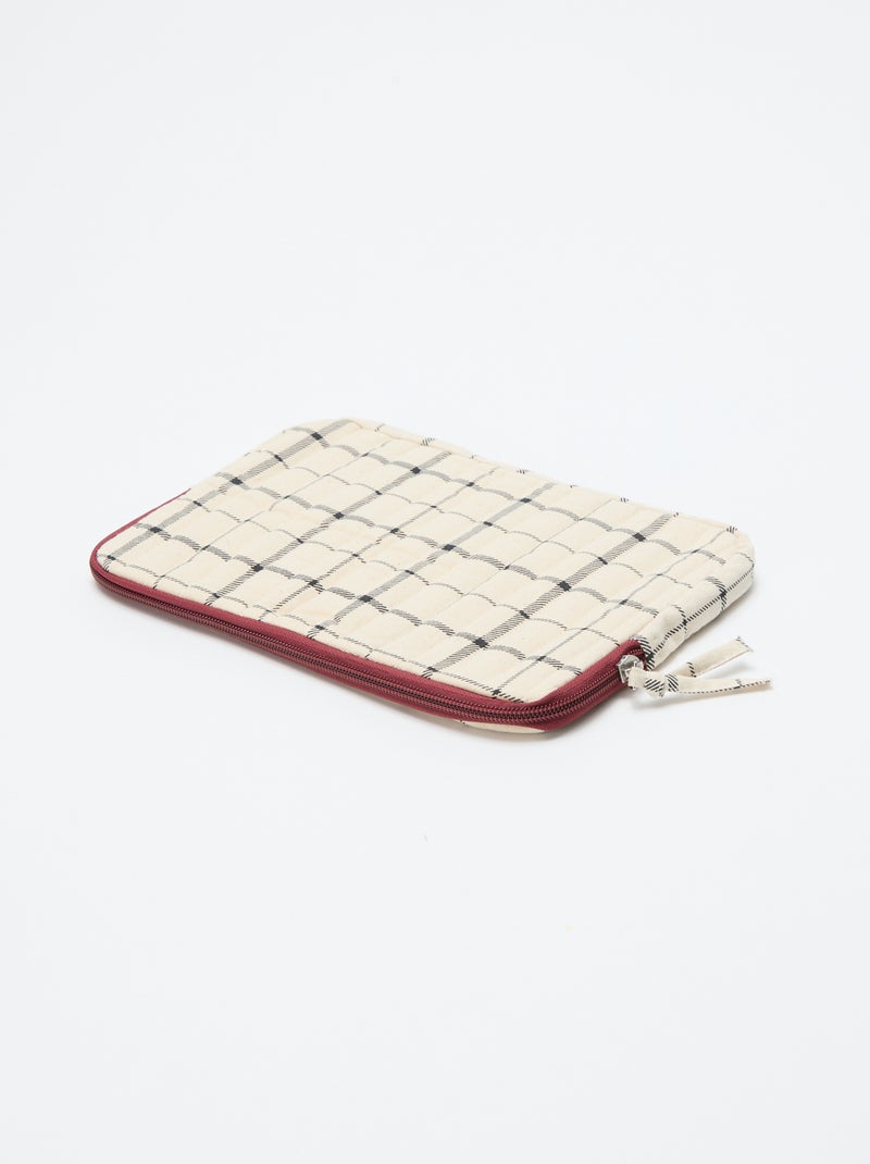 Laptop- of tablethoes - 11 inch Biege - Kiabi