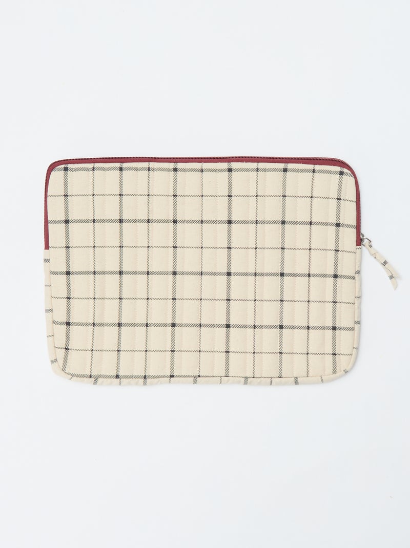 Laptop- of tablethoes - 15 inch Biege - Kiabi