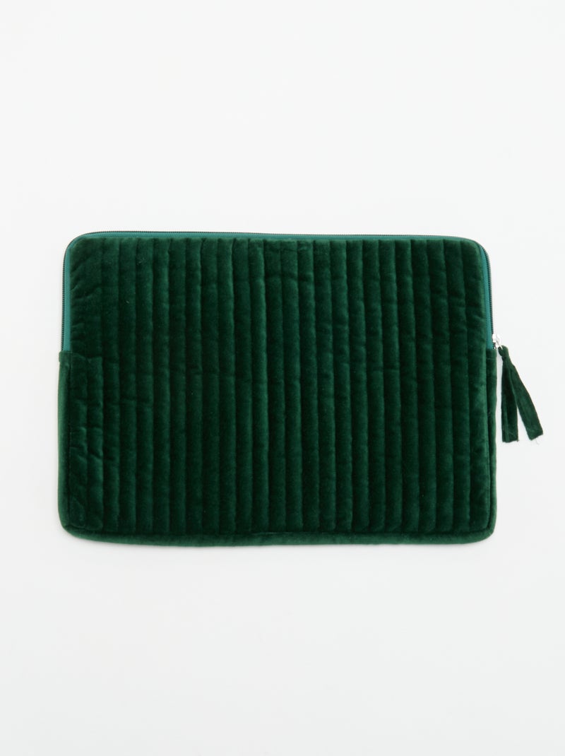 Laptophoes (36x25 cm) - Kiabi Home Groen - Kiabi