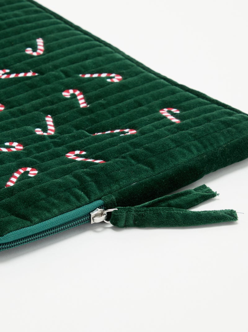 Laptophoes (36x25 cm) - Kiabi Home Groen - Kiabi