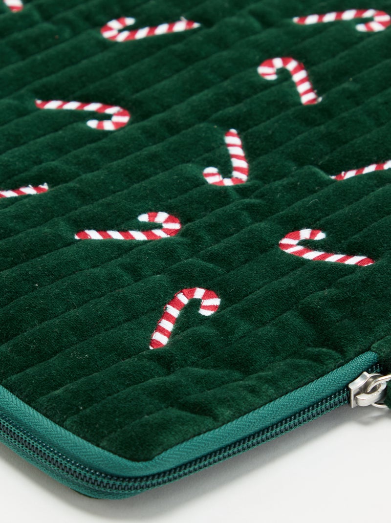 Laptophoes (36x25 cm) - Kiabi Home Groen - Kiabi
