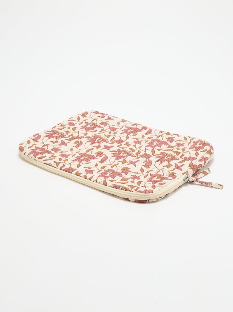 Laptoptas 15 inch Rose - Kiabi