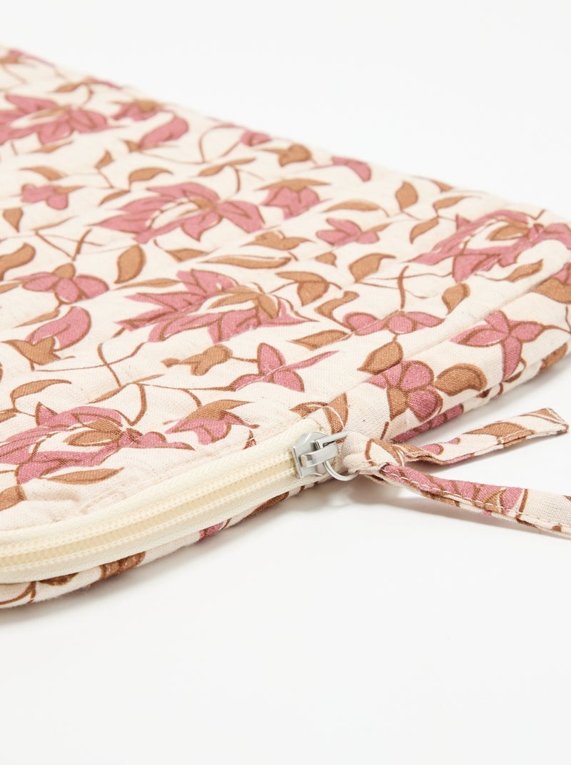 Laptoptas 15 inch Rose - Kiabi