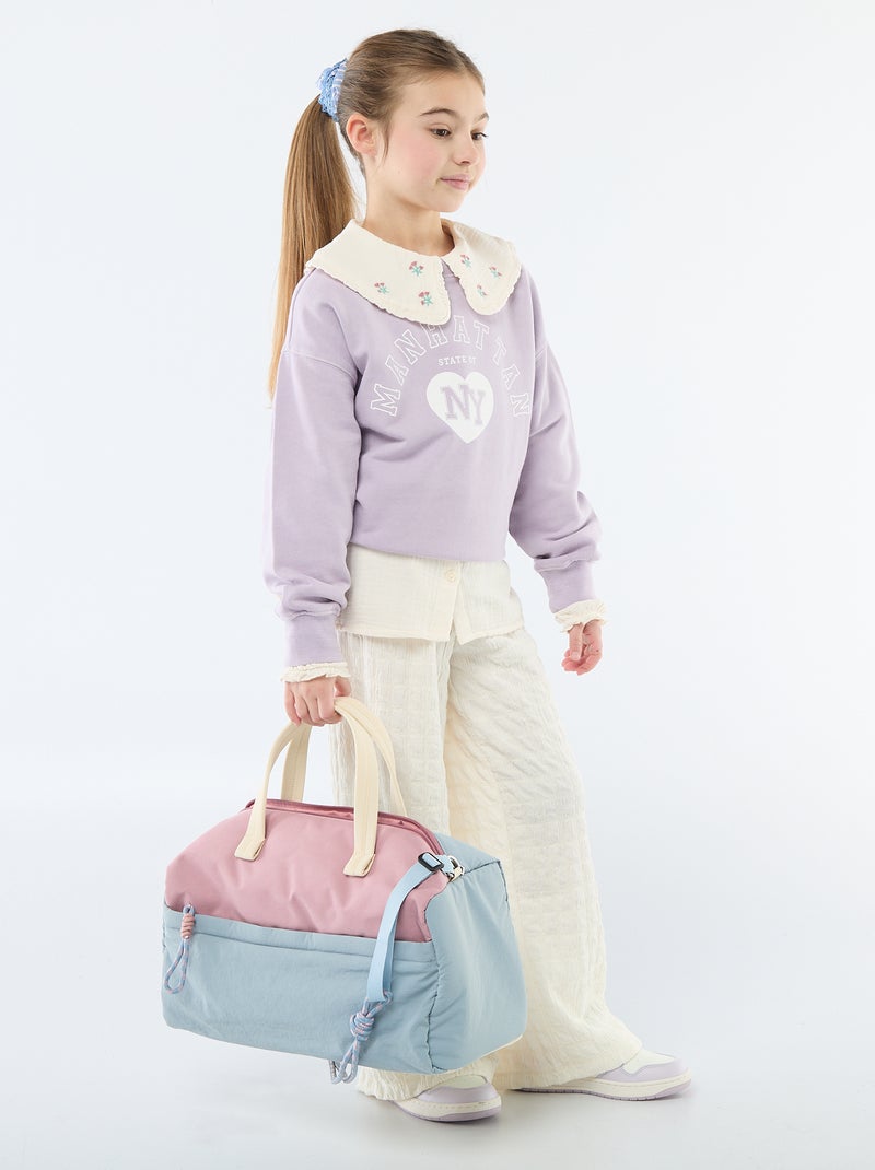 Large chouchou rayé Bleu - Kiabi