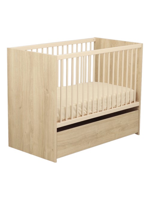 Lattenbodem 120x60 met gelambriseerde hoofden - Kiabi Lattenbodem 120x60 met gelambriseerde hoofden - Kiabi