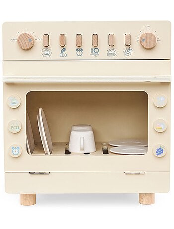 Lave-vaisselle de cuisine en bois jeu d'imitation mamabrum