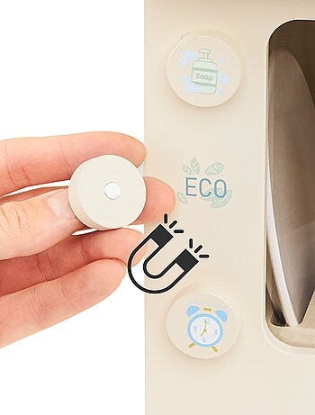 Lave-vaisselle de cuisine en bois jeu d'imitation mamabrum