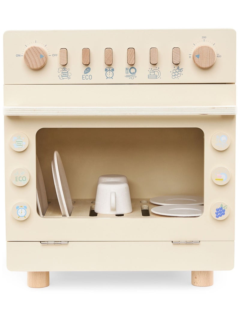 Lave-vaisselle de cuisine en bois jeu d'imitation mamabrum N/A - Kiabi
