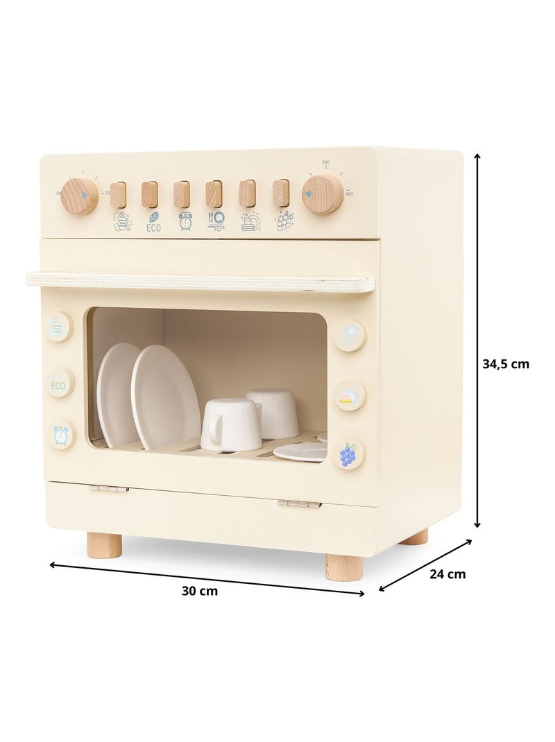 Lave-vaisselle de cuisine en bois jeu d'imitation mamabrum N/A - Kiabi