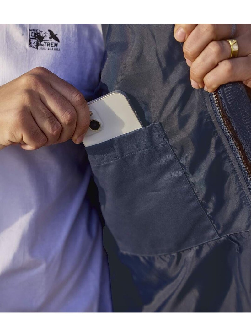Le Blouson en Twill Exploration  - ATLAS FOR MEN Bleu marine - Kiabi