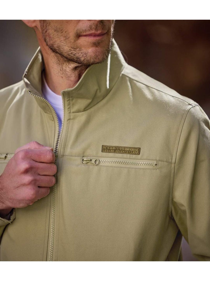 Le Blouson en Twill Exploration  - ATLAS FOR MEN Kaki - Kiabi