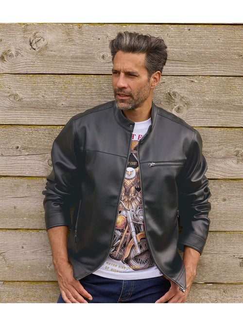 Le blouson esprit biker - atlas for men - Kiabi