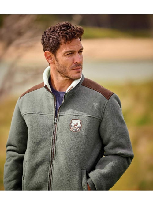 Le blouson polaire doublé sherpa - atlas for men - Kiabi Le blouson polaire doublé sherpa - atlas for men - Kiabi