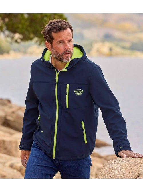 Le blouson softshell doublé micropolaire - atlas for men - Kiabi Le blouson softshell doublé micropolaire - atlas for men - Kiabi