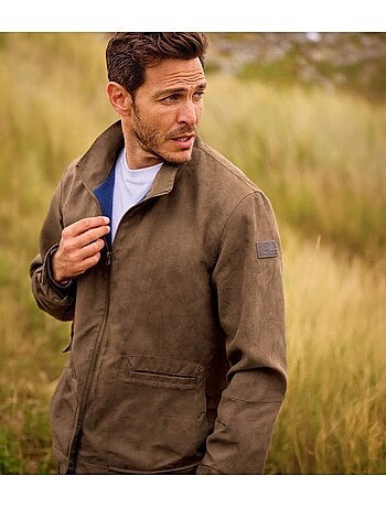 Le blouson suédine doublé polaire - atlas for men