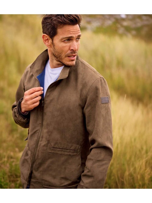 Le blouson suédine doublé polaire  - atlas for men - Kiabi