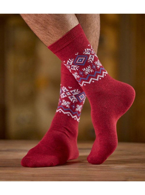 Le coffret de 4 paires de chaussettes motifs jacquard - atlas for men - Kiabi Le coffret de 4 paires de chaussettes motifs jacquard - atlas for men - Kiabi