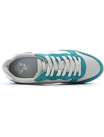 Le coq sportif alpha dames sneakers wit/turquoise