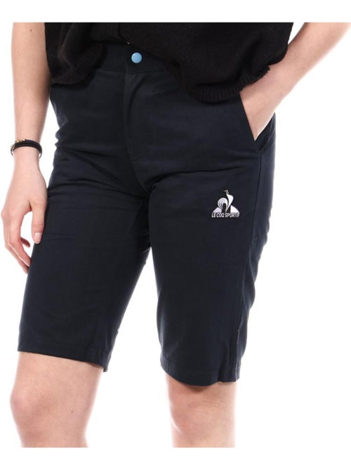 Le Coq Sportif Argo Korte Broek Dames Marineblauw - Kiabi Le Coq Sportif Argo Korte Broek Dames Marineblauw - Kiabi