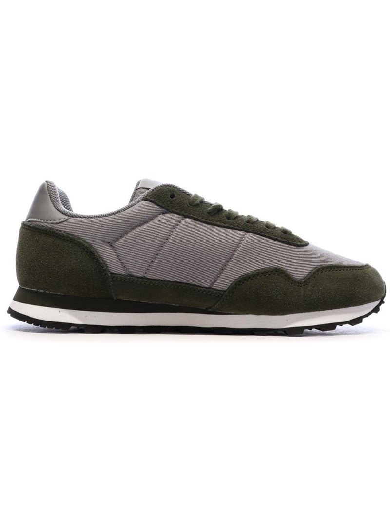 Le Coq Sportif Astra Heren Sneakers Grijs/Kaki Licht kakigroen - Kiabi