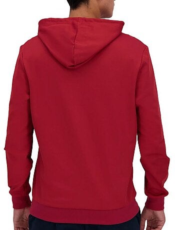 Le coq sportif bordeaux hoodie voor heren
