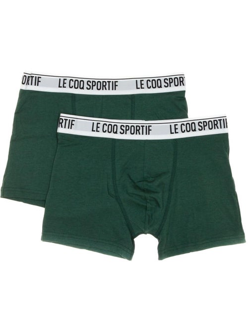 Le Coq Sportif Camuset Sport Boxershorts Groen voor Heren - 2-pack - Kiabi Le Coq Sportif Camuset Sport Boxershorts Groen voor Heren - 2-pack - Kiabi