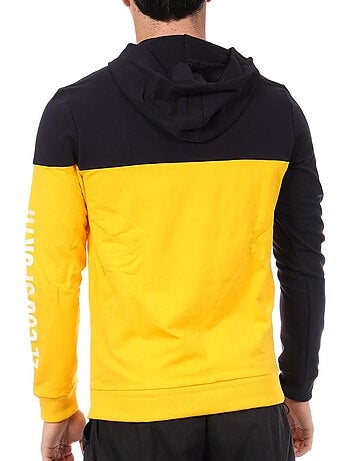 Le coq sportif captain heren sweatshirt marine/geel