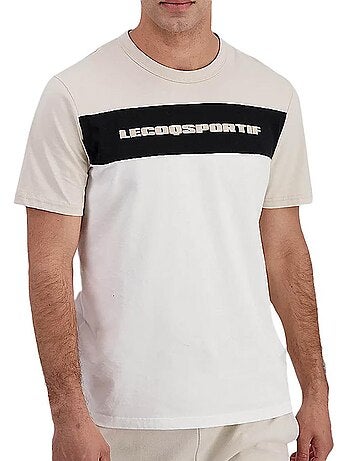 Le coq sportif contemporain n°2 t-shirt beige voor heren
