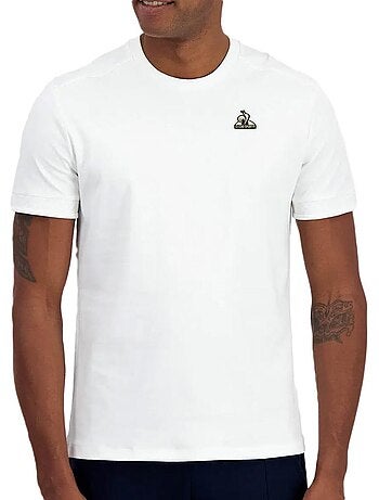 Le coq sportif coq d'or crème t-shirt voor heren