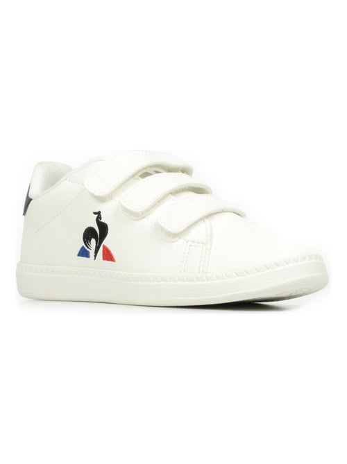 Le Coq Sportif Courtset Optical Witte Sneakers voor Jongens - Kiabi Le Coq Sportif Courtset Optical Witte Sneakers voor Jongens - Kiabi