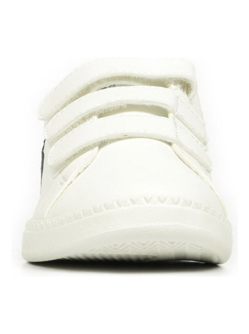 Le Coq Sportif Courtset Optical Witte Sneakers voor Jongens Wit - Kiabi