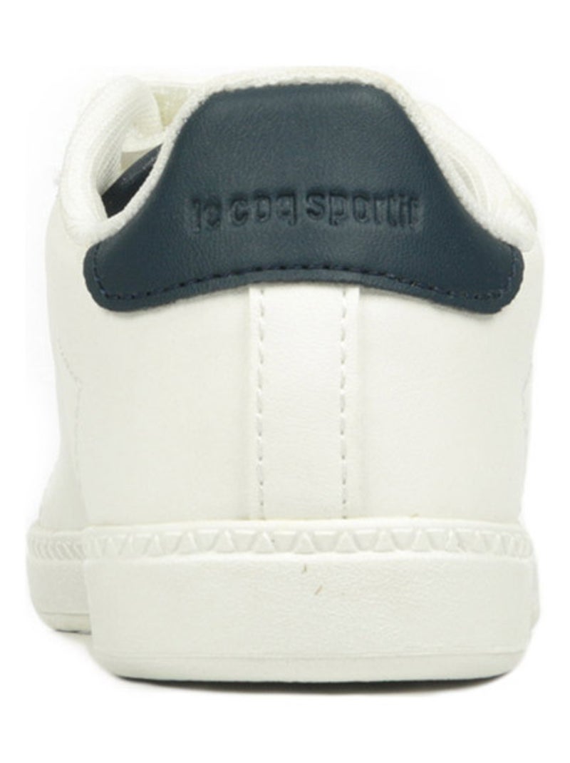 Le Coq Sportif Courtset Optical Witte Sneakers voor Jongens Wit - Kiabi