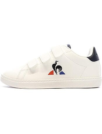 Le coq sportif courtset optical witte sneakers voor jongens