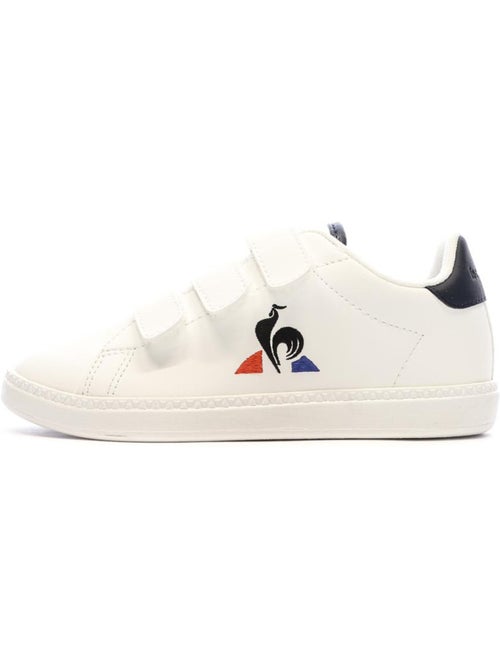 Le Coq Sportif Courtset Optical Witte Sneakers voor Jongens - Kiabi Le Coq Sportif Courtset Optical Witte Sneakers voor Jongens - Kiabi