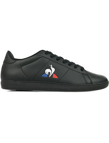 Le coq sportif courtset zwarte heren sneakers