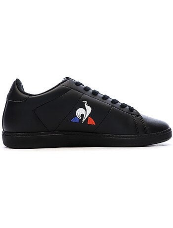 Le coq sportif courtset zwarte heren sneakers