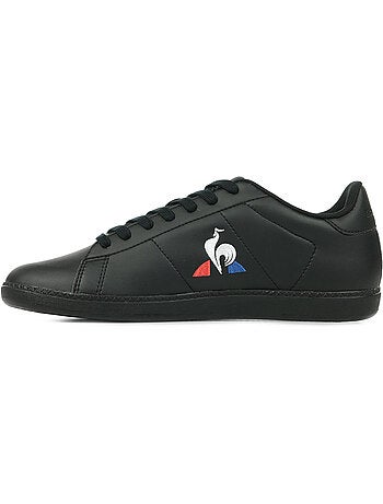 Le coq sportif courtset zwarte heren sneakers